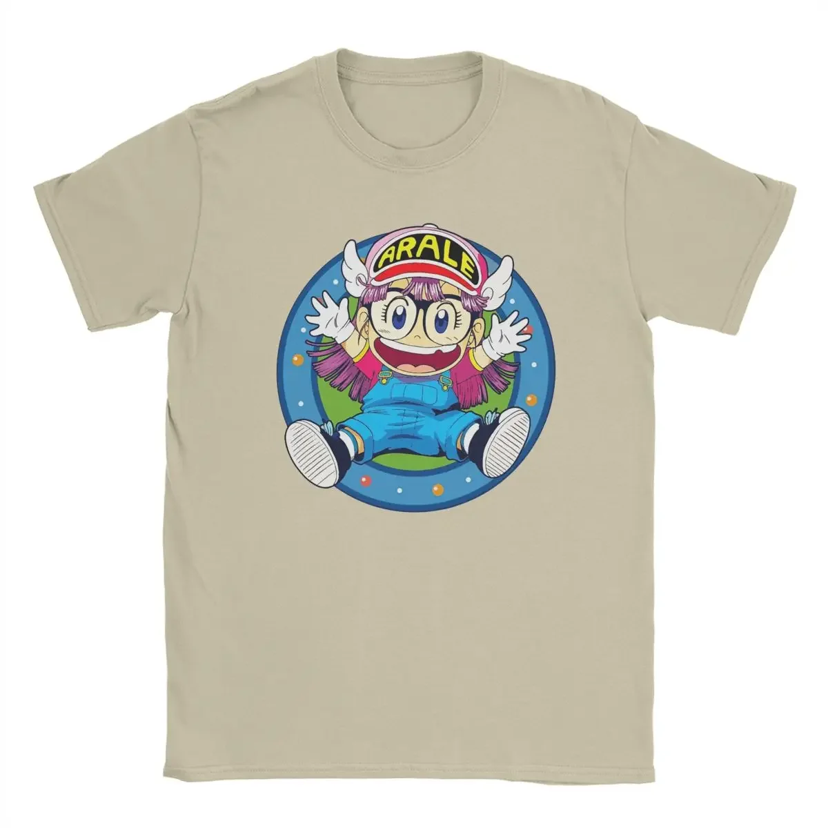 Fun Arale Norimaki Dr.Slump T-Shirt Men O Neck Cotton T Shirts Anime Short Sleeve Tees Plus Size Clothes