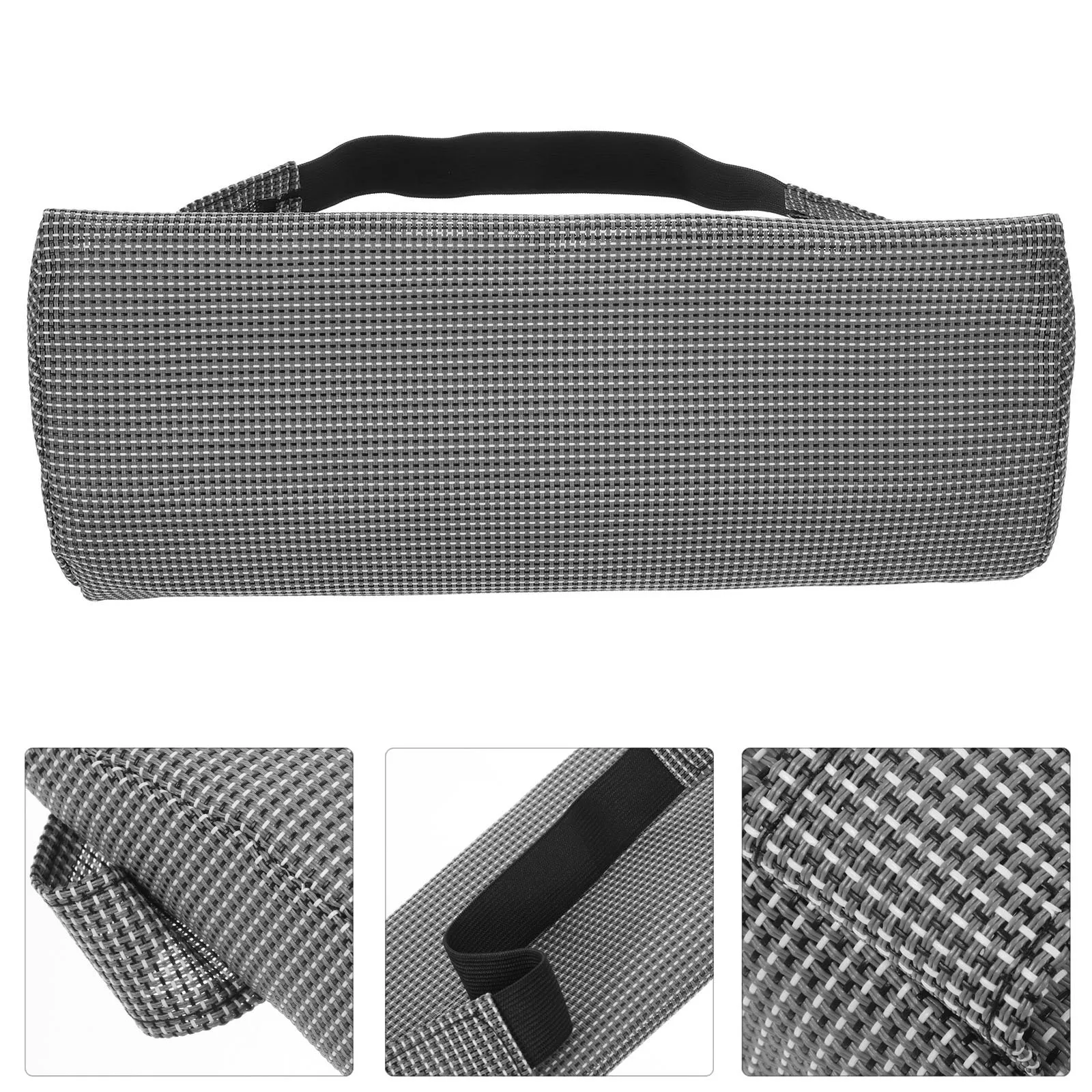 

Universal Comfortable Deck Chair Headrest Elastic Strap Sponge Cloth Support Pillow for Home Office Lounge Chair Accessories