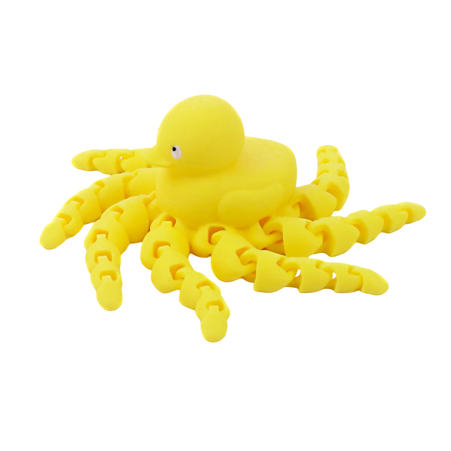 

3D printed octopus duck model, joints can swing, novel animal shapes, creative stress relieving toys