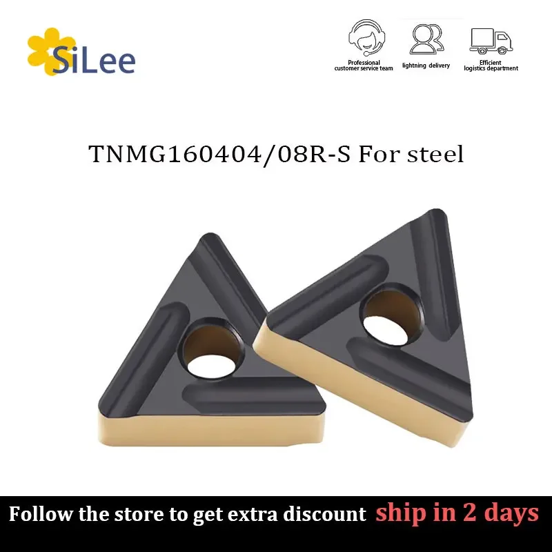 10pcs TNMG160404R TNMG160404L-S VP UE High Quality Carbide Inserts External Turning Tool Metal TNMG 160408R For Stainless Steel