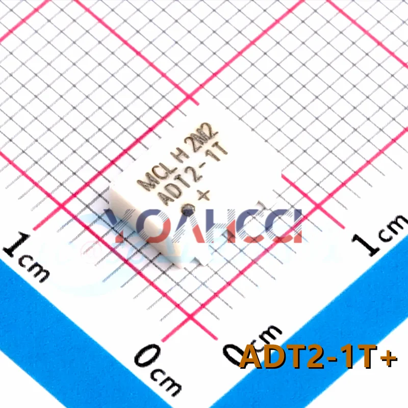 ADT2-1T+ (2pieces) RF Transformer Balun 1:2 0.4-450MHz 50Ω SMD-6 Flat Lead CD542 Impedance Matching Single-ended to Balanced