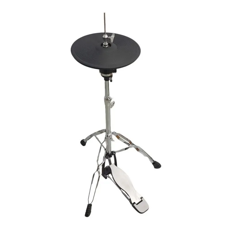 12-inch Hihat Cymbals and Controller Metal Bracket Pedal Set Are Used for Upgrading Electronic Drums.