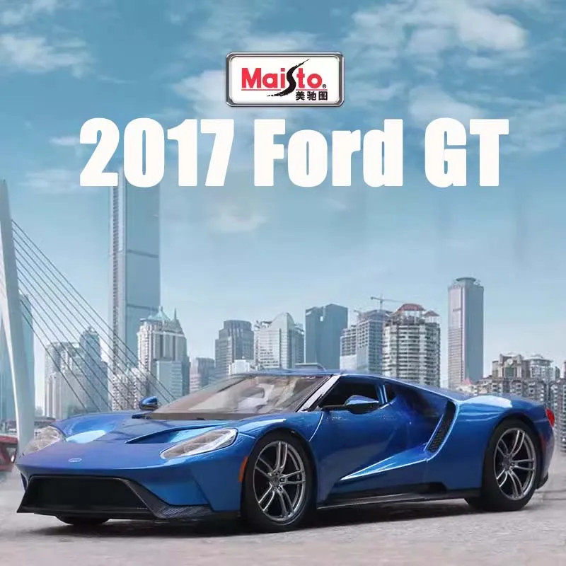 

Limited Edition Maisto 1:18 2017 Ford GT Alloy Car Model Toys Die-cast Car Model Decoration Miniature Car Collectible Gift