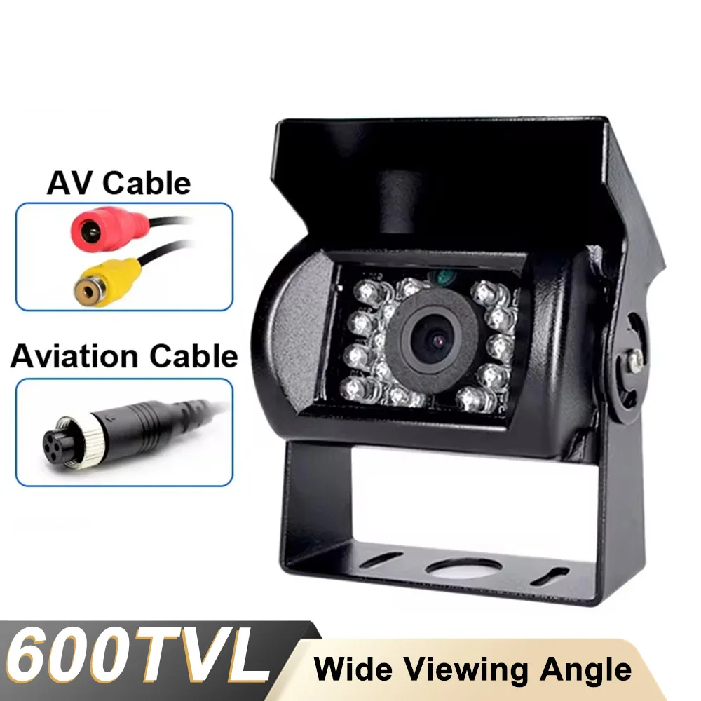 

Truck Backup Camera 18 LED IR Night Vision Heavy Duty Vehicle Rear View Camera IR-Cut For Truck/Trailer/Pickups/RV Waterproof