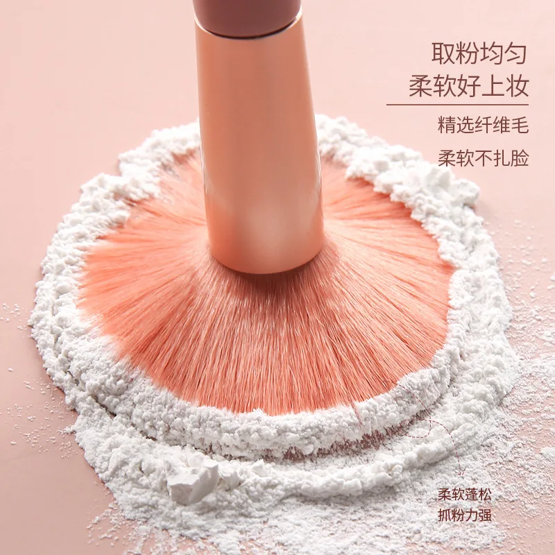 8 فرشاة للمكياج مجموعة فرش فرشاة البودرة المحمولة فرشاة ظلال العيون فرشاة الحاجب أساسيات المبتدئين الوافدين الجدد