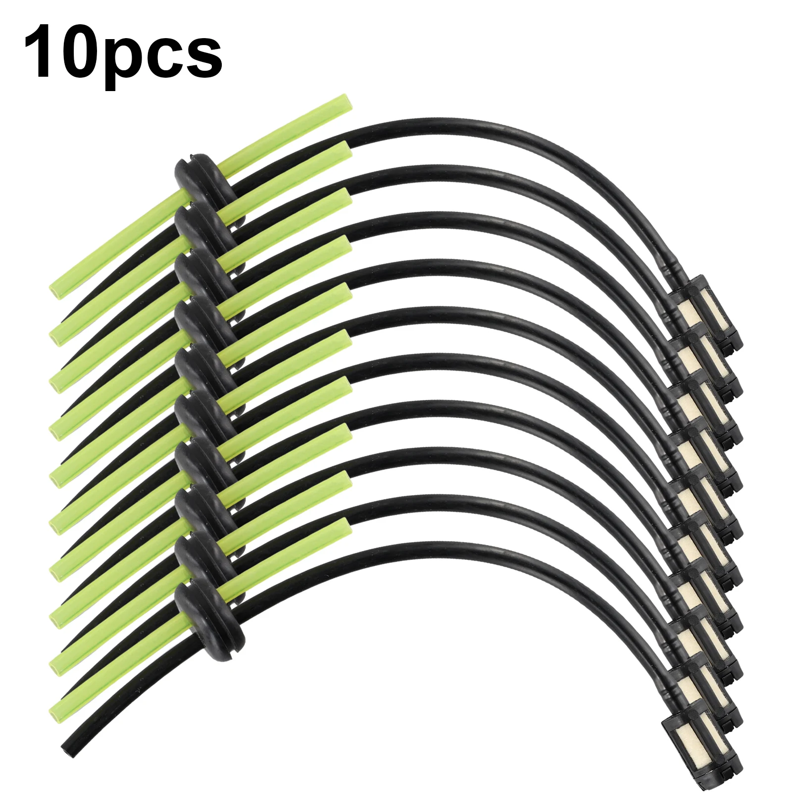 10PCS Fuel Hose Pipe With Integrated Fuel Filter Kit Compatible With Lawn Mower And String Trimmer Fuel Systems