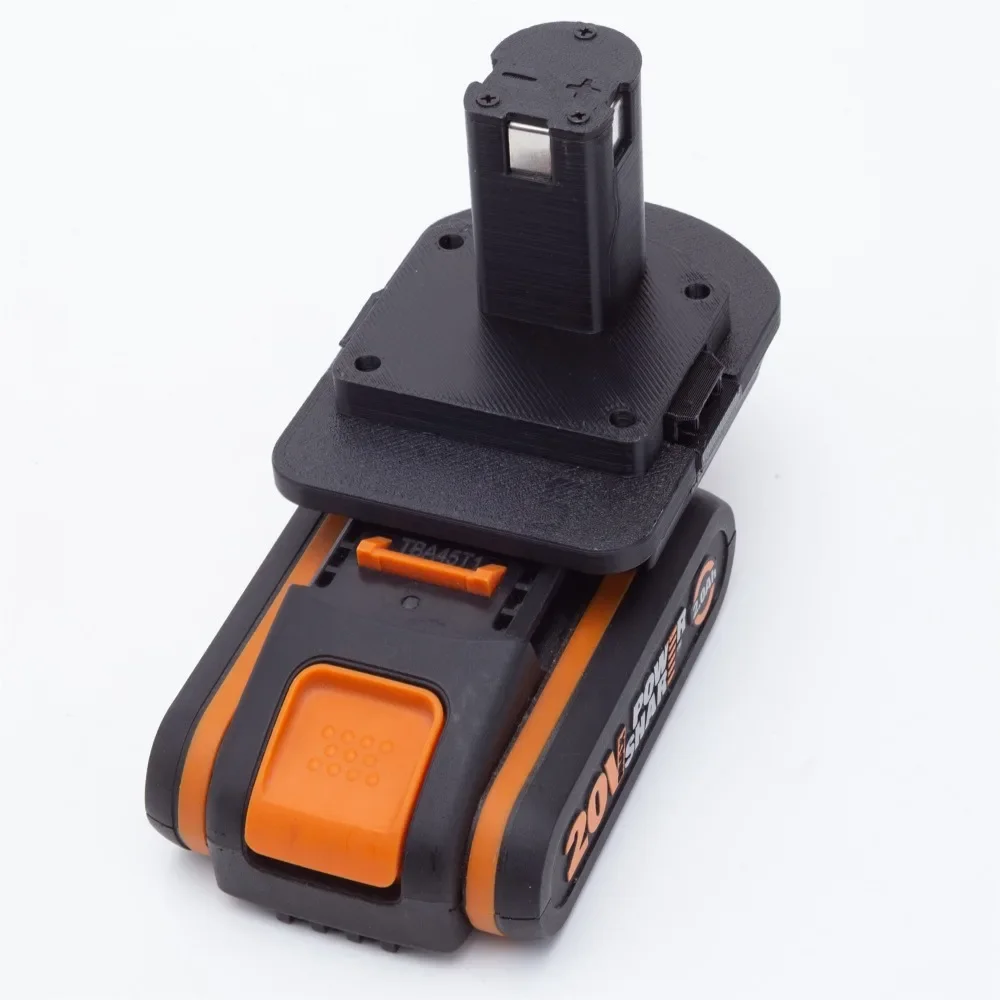 Batterij ﻿ Converter ﻿ Adapter voor Worx 4PIN 20V lithiumconversie naar Ryobi 18v tool ﻿ Converter (exclusief gereedschap en batterij)