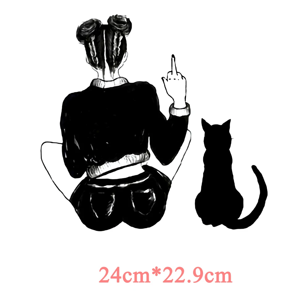 Cat Cartoon Kawaii Patch Patches for Clothing Heat Transfer Stickers for Cloth Parches Termoadesivos Para Ropa Thermal Transfer