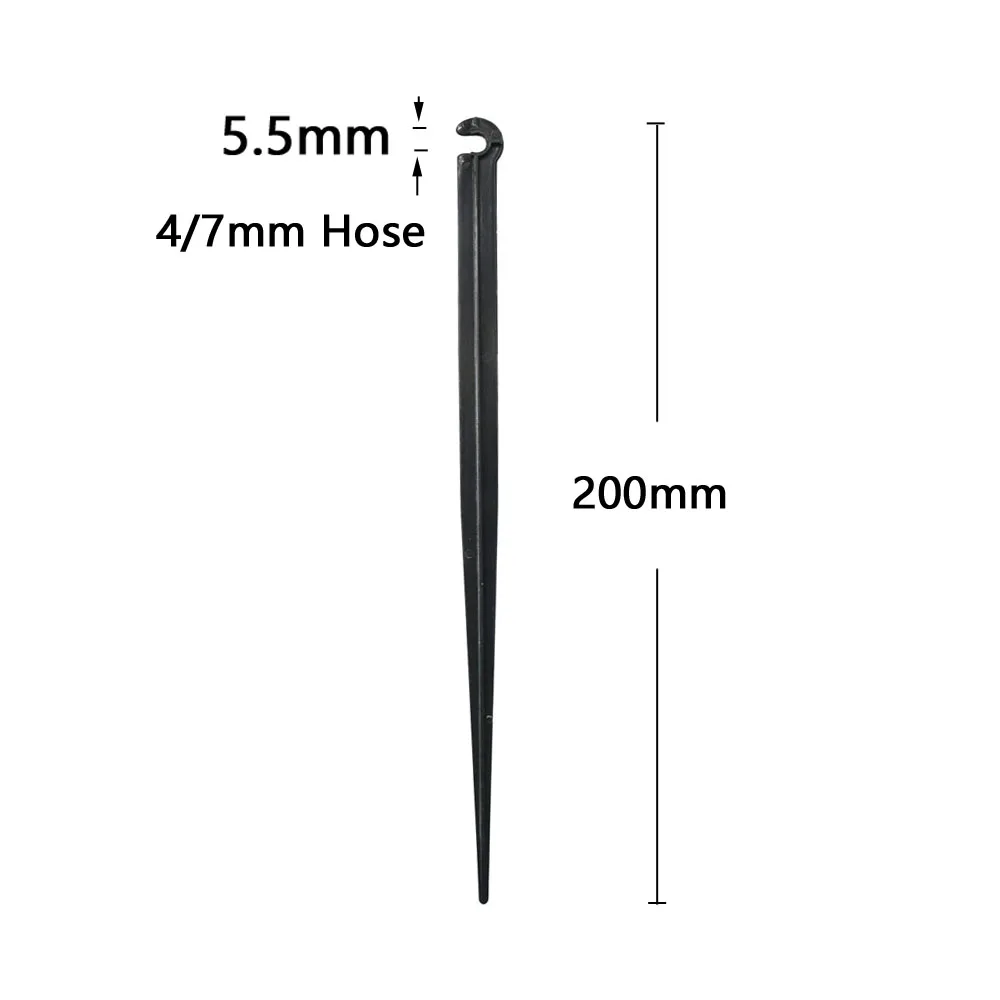 1/8\'\' 1/4\'\' 3/8\'\' 16/20MM Hose Stakes Fixed Watering Tubing \