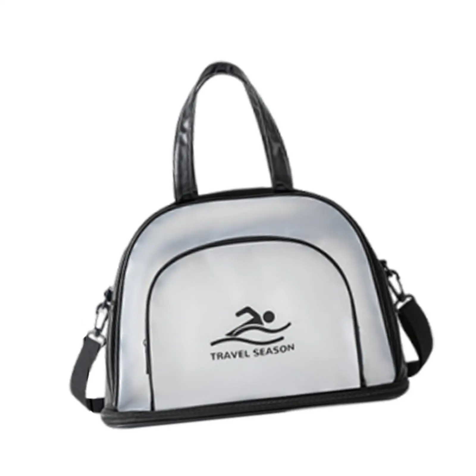 Swimming Beach Bag Storage Organizer Handheld Pouch Zipper Modern Dry and Wet