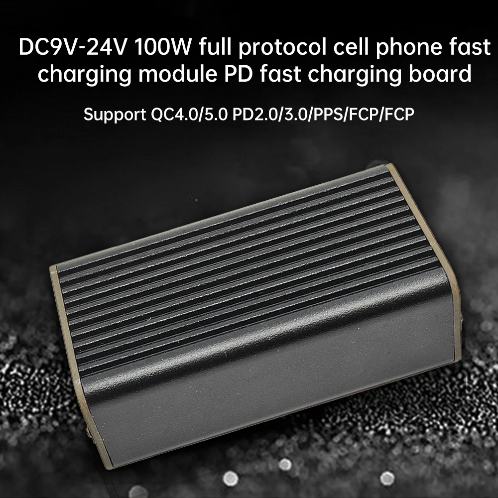 100W Bidirectional PD QC Fast Charging Module QC4.0/5.0 PD2.0/3.0/PPS/FCP/FCP Fast Charge Board Type-c USB DC9V-24V