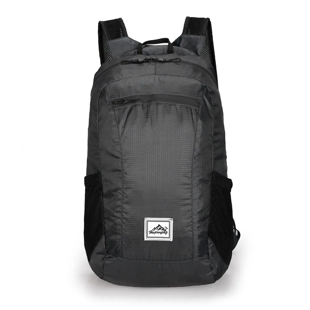 2PCS Foldable Travel Backpack Polyester 20L Large Capacity Hiking Daypack Ultralight Multi Purpose Outdoor Backpack