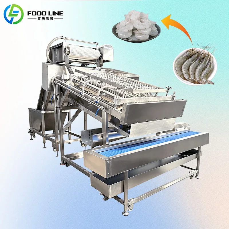 Fresh Shrimp Shelling and Deveining Machine Shrimp Shell Remover Shrimp Deveiner FL Customized
