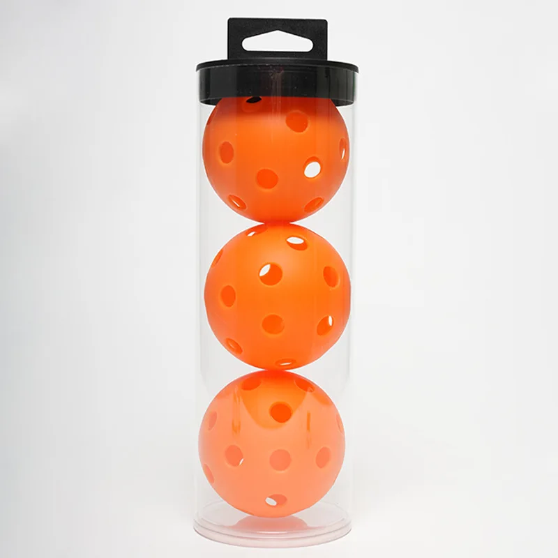Wear Resistant Pickleball Multi-color Injection Molded Impact Resistant Training Competition Hollow Ball