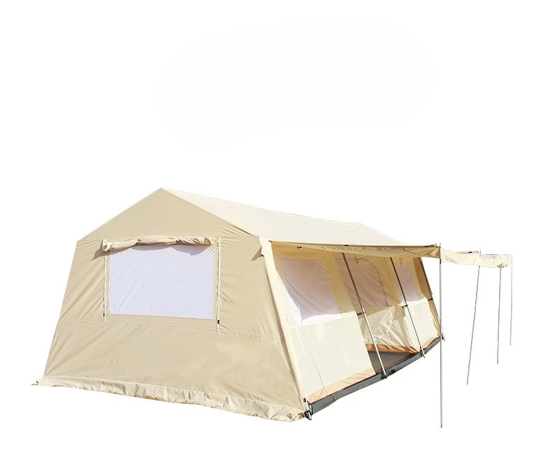 

Outdoor activity tent pergola four bedrooms and two halls camping sun protection rain protection cotton tent camping base