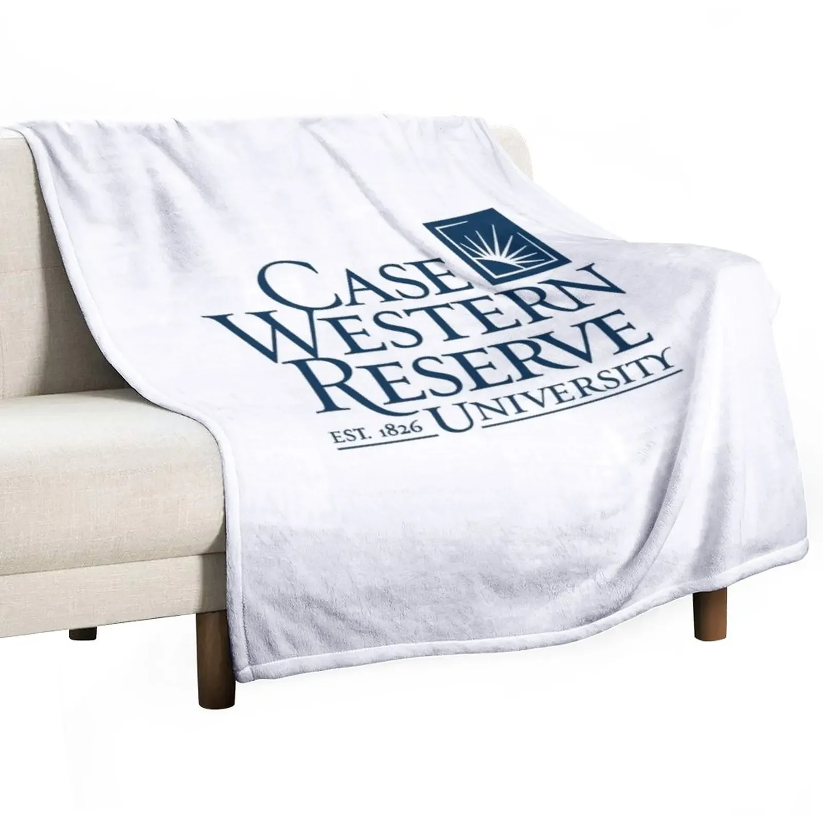 

Case Western Reserve University Throw Blanket Camping Travel Loose Blankets