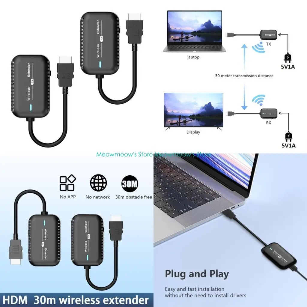 

W91A Long Ranges Wireless Transmitters Receiver System for Home Office Use