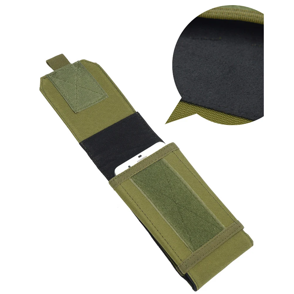 

5 Inch Outdoor Waist Pack Oxford Cloth Tactical Belt Pouch Compact Phone for Running Travel Hiking Cycling