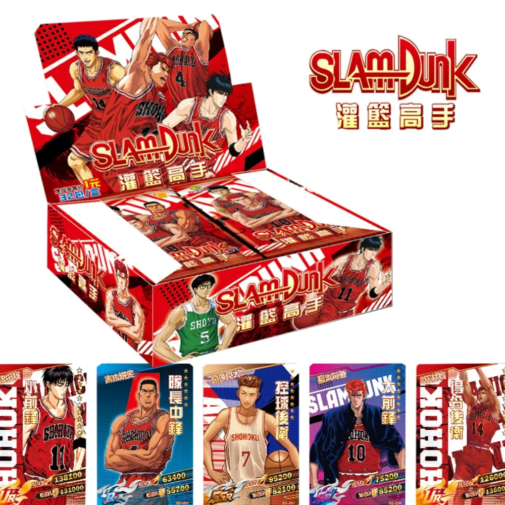 

Genuine Slamdunk Collection Cards For Boyfriend Japanese Anime Basketball Figure Game Rare Special Cards Children Birthday Gift