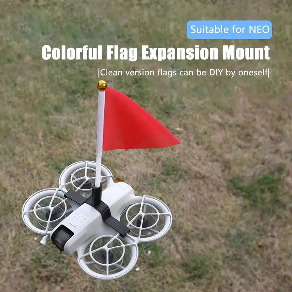 Colorful Flag Expansion Bracket For DJI NEO Top Mount Fixed Holder Adapter DIY Pattern Lightweight Design For Dji Neo Accessory