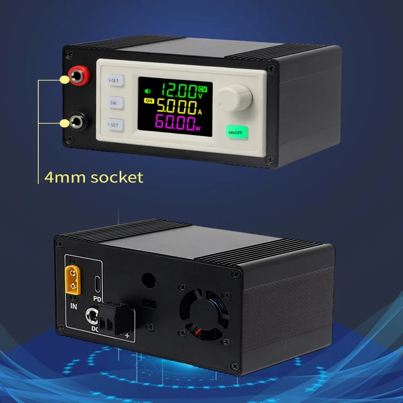 XY6509X DC Buck Converter 65V 9A 585W CNC Adjustable Regulator CC