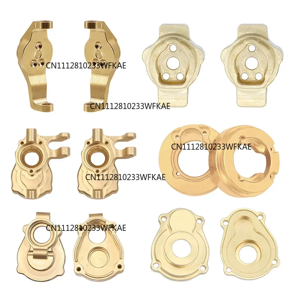 Heavy Brass Counterweight Portal Drive Housing Axle Mount Knuckles for 1/10 HB R1001 R1002 R1003 RC Crawler Upgrade Parts