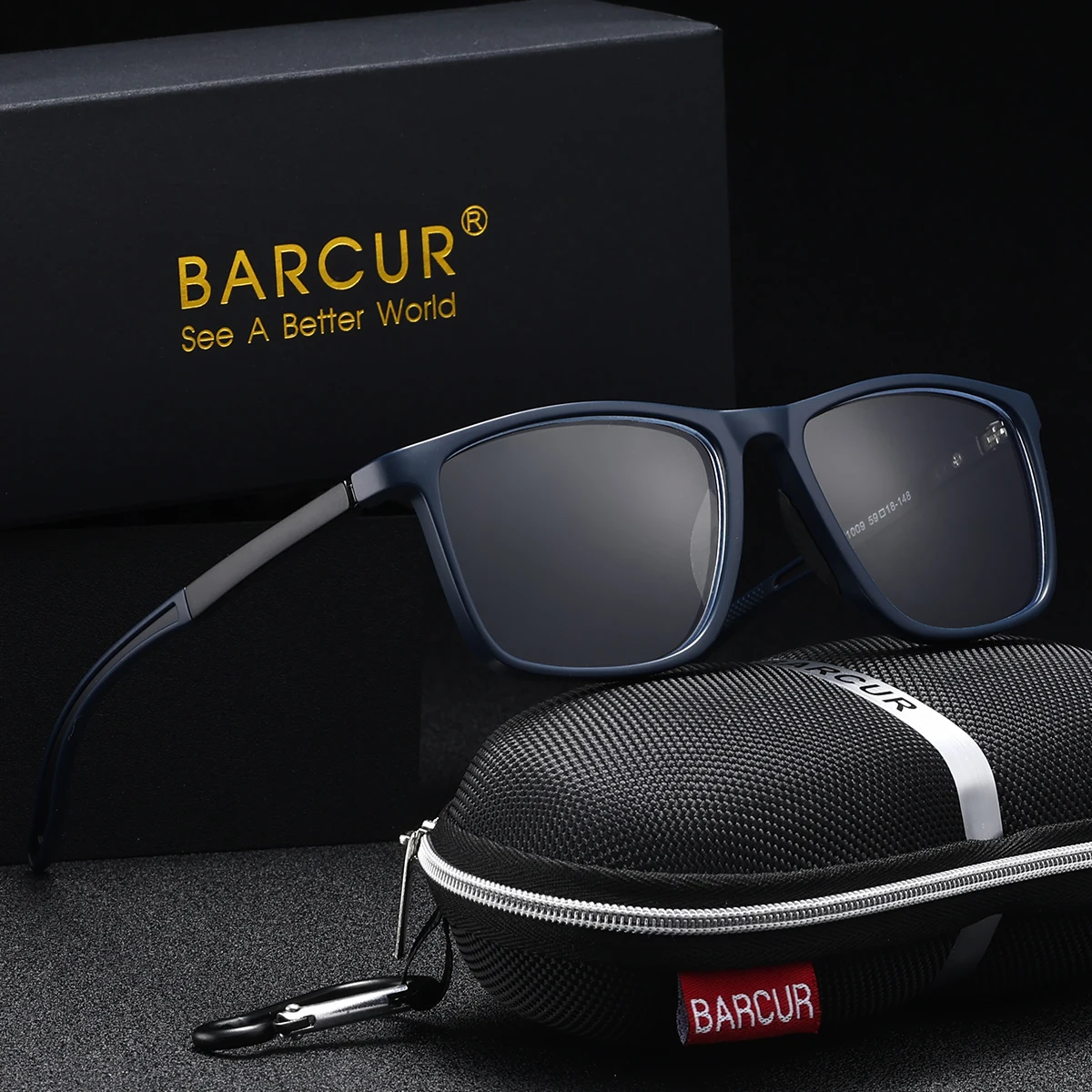 BARCUR Sport-Lesebrille für Damen, modisch, PC, transparente Brille, mehrere Grad, Anti-Blaulicht-Brille für Herren 3