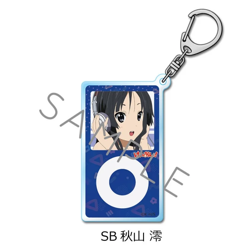 6CM Anime K-On! Yui Hirasawa/Mio Akiyama Acrylic Pendant Keychains Bag Decorations Cartoon Character Gifts For Friends