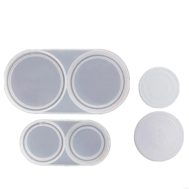 45BE COIN Resin Resin Molder Plastic Coin Coin Silicone Mold Case Clear Case Case