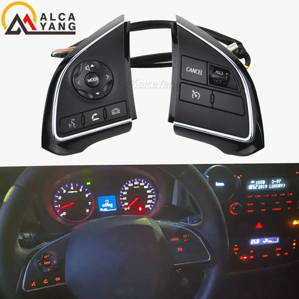 For Mitsubishi Outlander 13-15 2016-2018 Xpander Cruise Control Switch Steering Wheel Control Switch Button Audio Volume Switch