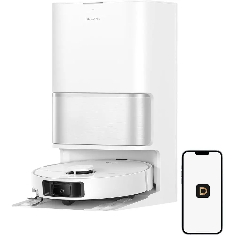 L40 Ultra Gen 2 Robot Vacuum and Mop with 25,000Pa Suction, Exble Side Brush and Mop, All-in-One Sel-Emptying & Cleaning Dock, V