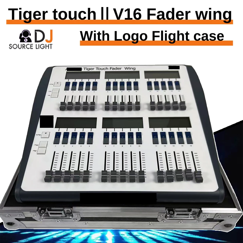 Tiger Touch Ⅱ Fader Wing Console DMX Lighting Controller Compatible With Tiger Touch II Music Professional Light Dj Disco show