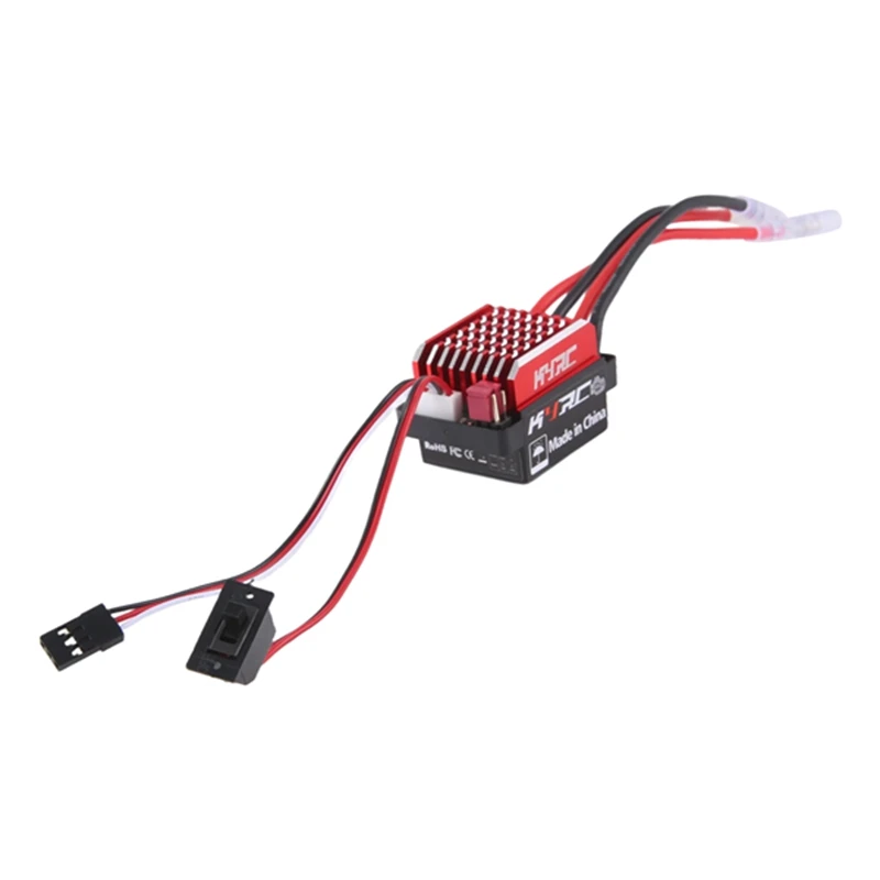 

MOMO 1060 60A Waterproof Brushed ESC Speed Controller Forward Brake And Reverse Brake For 1/10 RC Crawler Axial Scx10 Trx4