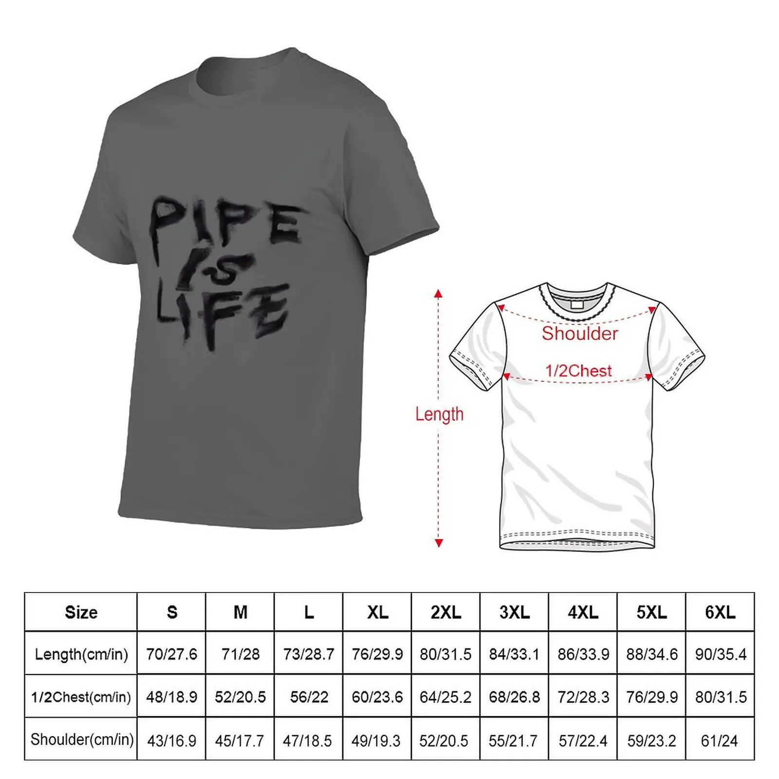 /// Pipe is Life T-Shirt Anime t-shirt croswit shirt man oversized t shirt men