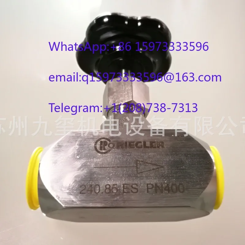 240.82ES PN400 High Pressure Stainless Steel Check Valve and One Way Valve for Industrial Hydraulic and Fluid Systems