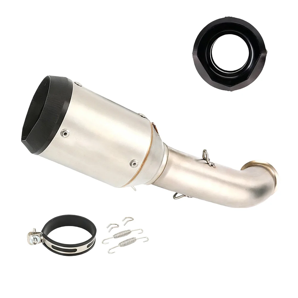 Für Duke 390 250 125 RC390 2017-2019 Auspuffrohre Auspuffsysteme Auspuff-Mittelrohr Schalldämpfer Modifiziert – Detail 7