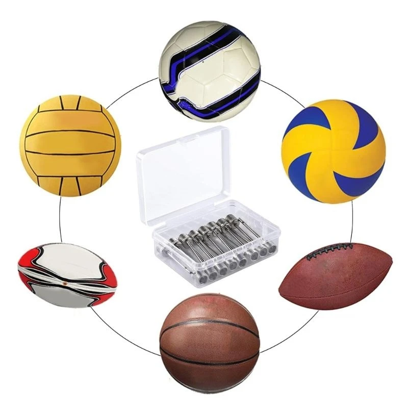 A0ka 30 pc's luchtpompnaald roestvrijstalen kogelpomp naald luchtinflatie naald