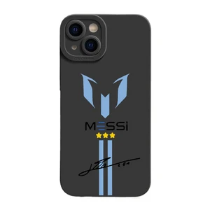 Messi-Matte Stoßdämpfer Soft Silicon iPhone Cover, Fußball-Handy, 16, 15, 14, 13, 12, 11 Pro Max, Mini, 7, 8 Plus, X, XR, XS, Maximum 10 Hauptverkäufe iPhone X Messi Cover - №4