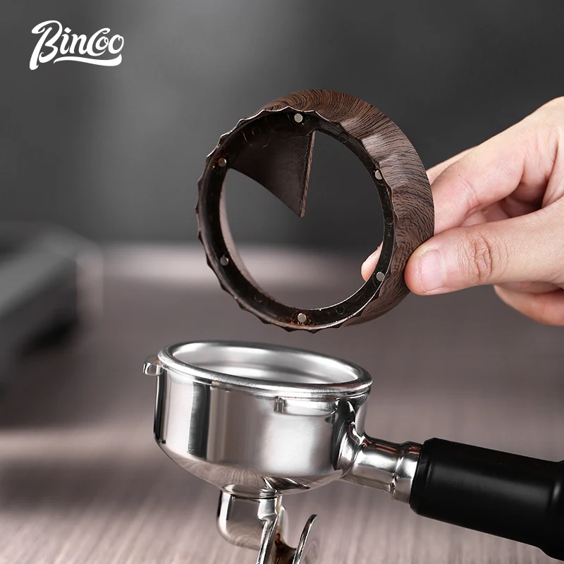 

Bincoo 51/58mm Espresso Dosing Funnel Magnetic Coffee Dosing Ring Portafilter Funnel Portafilter Dosing Ring Barista Tools