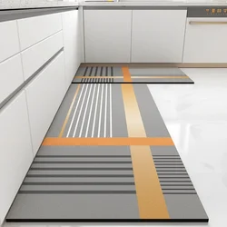 Kitchen Carpet Minimalist Non-slip Quick-drying Floor Mats Household Absorbent Foot Mat Diatom Mud Large Area Rug Alfombras