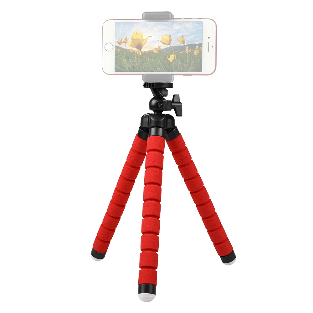 Tripod For Phone Flexible Sponge Octopus Mini Tripod For IPhone Mini Camera Tripod Phone Holder Clip Stand