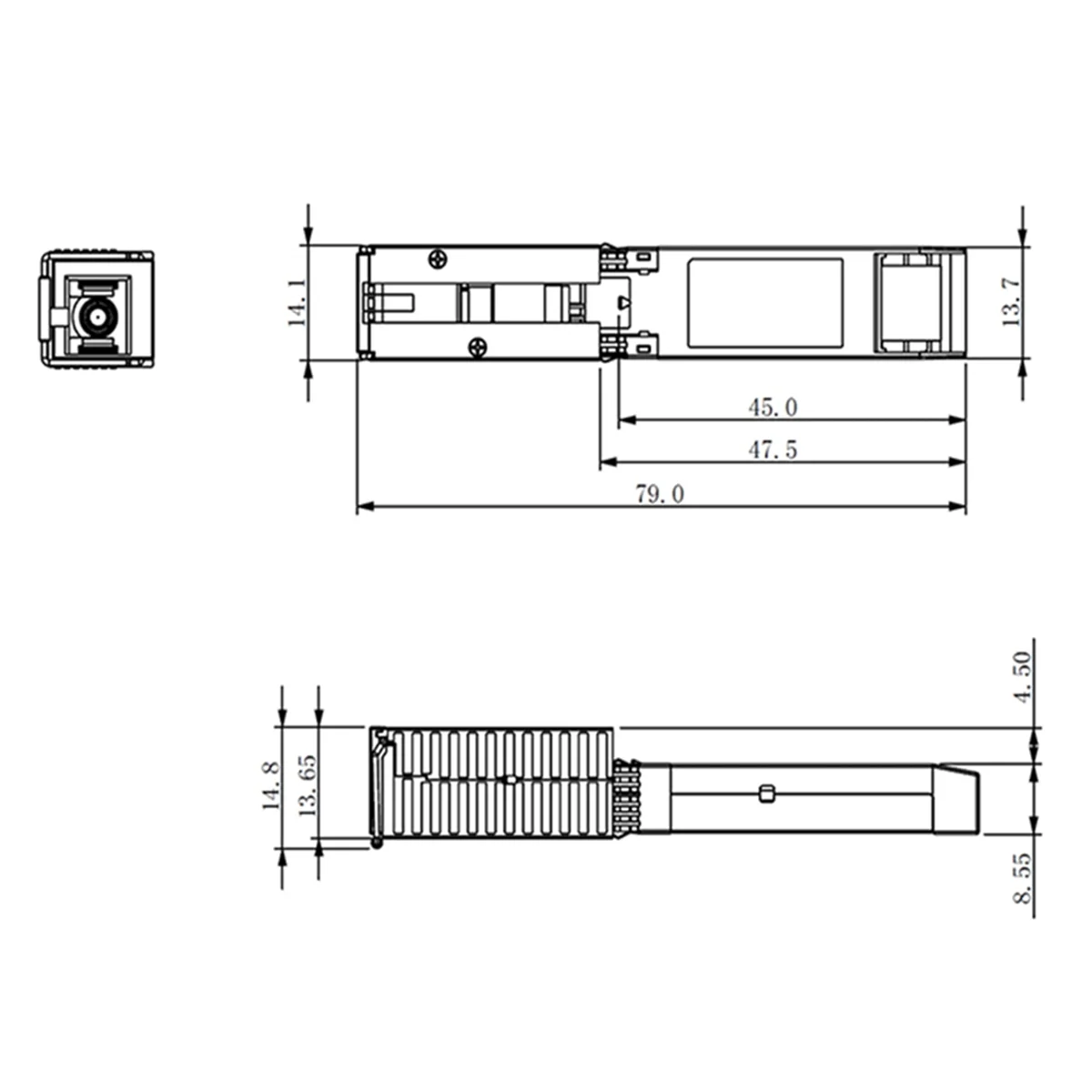 1,25G/2,5G XPON Stick SFP ONU для разъема MAC SC 1310 нм/Нм DDM Pon модуль Ont 20км модем OLT ONU XPON = EPON/GPON