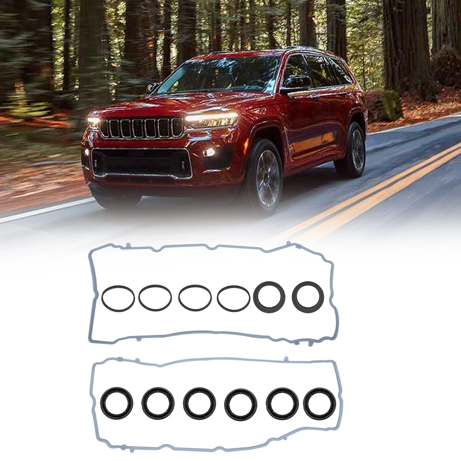 Valve Cover Gasket Set Replace Parts VS50805R 5184596AE for Jeep Cherokee Wrangler JK Car Accessories