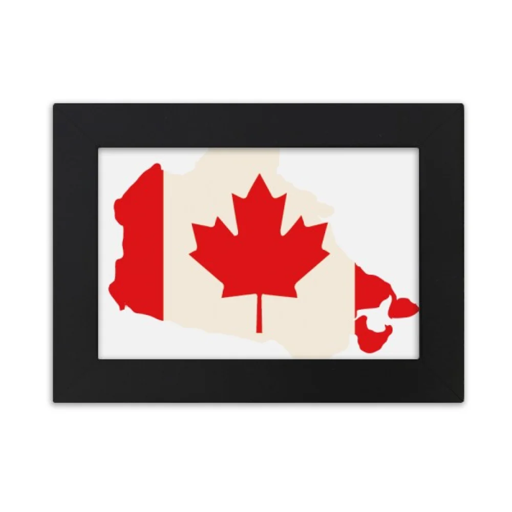 Red Maple Symbol Canada Country Flag Desktop Photo Frame Ornaments Picture Art Painting