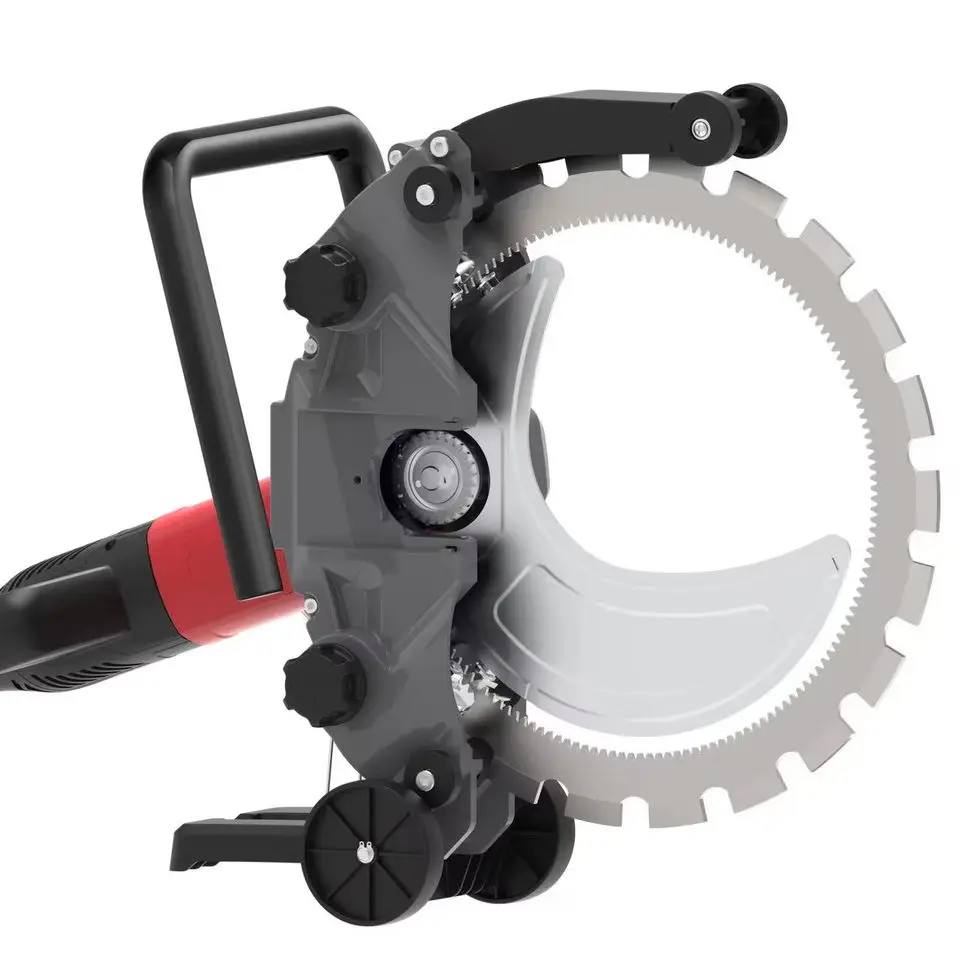 Brushless Motor Handheld Reinforced Concrete Cutting Machine 400mm Depth Wall Cutting Machine Ring Saw Cutting Machine