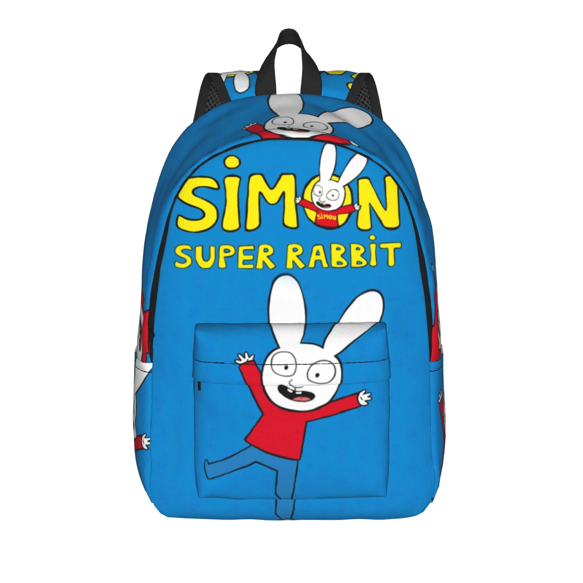 Simon Super Rabbit Backpack for Men Women Teenage Student Work Daypack  Laptop Computer Shoulder Bag Sports