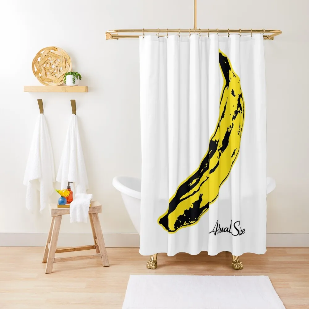 

Pop Art Banana For Scale Shower Curtain Waterproof Fabric Shower Curtain Bathroom