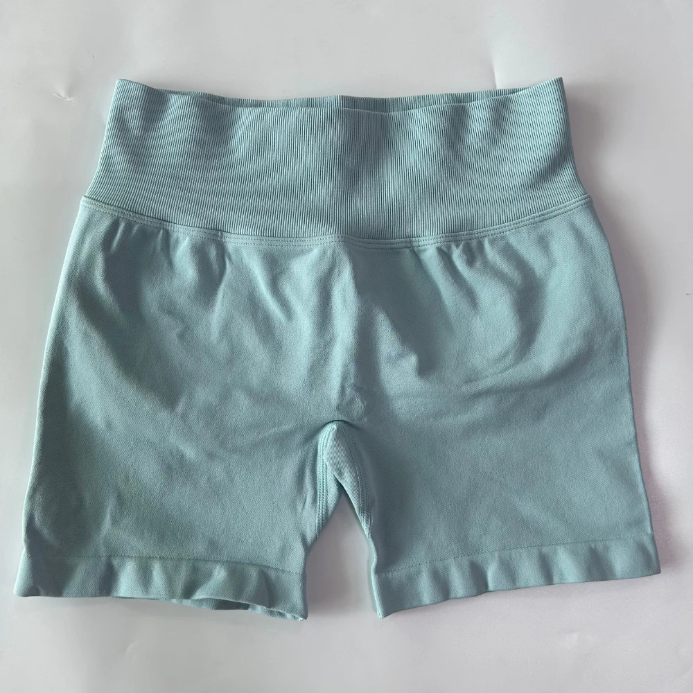 Pericic 4,5" Beinlänge Yoga-Shorts für Damen, gerippt, hohe Taille, Sportshorts, hochelastische Trainingskleidung, nahtlose Gym-Shorts – Detail 19