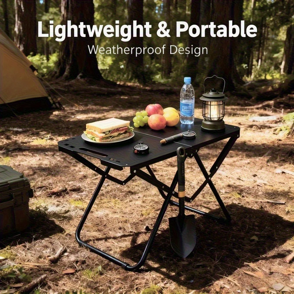 

Легкий складной стол для пикника, портативный походный стол с компактным дизайном, прочный уличный стол для высоких нагрузок