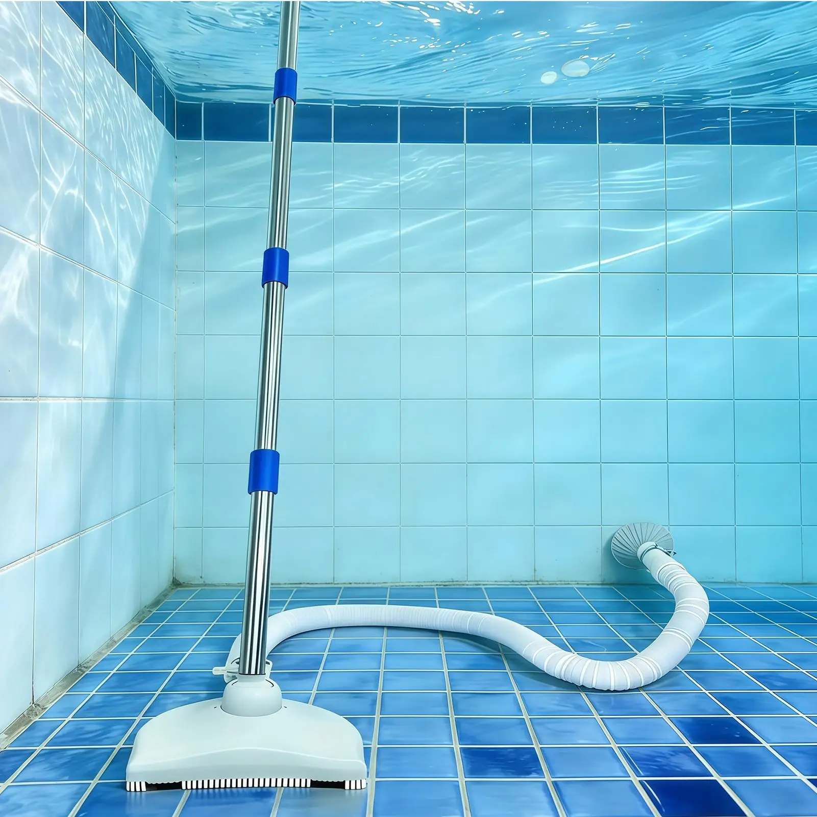 

Pool Cleaner Handheld Automatic Vacuum For Tub Pool Suction Cleaner For Outdoor Backyard Garden Swimming Patio Pond Fountain Spa